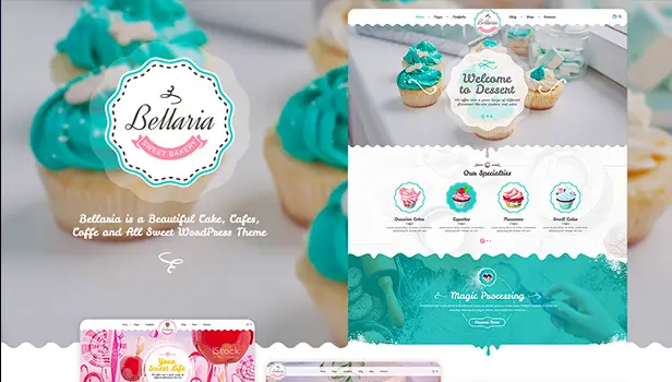 Bellaria - a Delicious Cakes and Bakery WordPress Themes