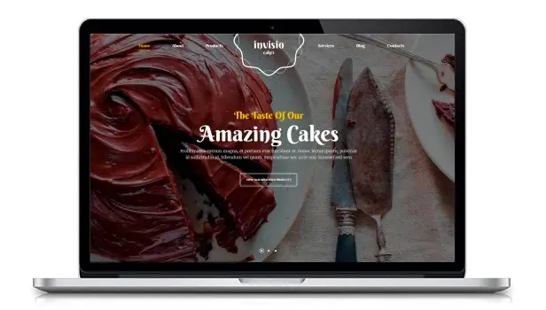 Invisio Cakes - Sweet Bakery WordPress Theme