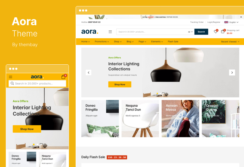 Aora Theme - Home Lifestyle Elementor WooCommerce Theme