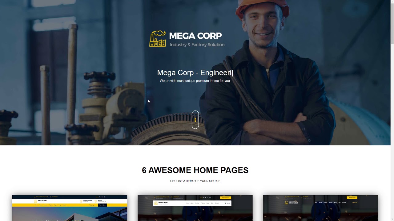 The Best WordPress Themes for Industrial and Manufacturing Sites