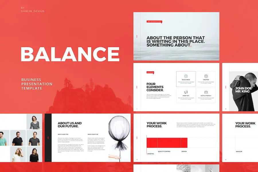 Balance - Powerpoint Template -
