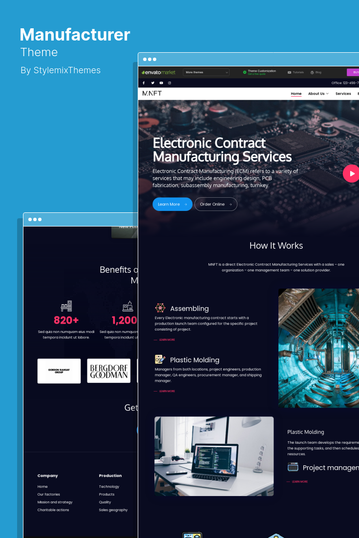 The Best WordPress Themes for Industrial and Manufacturing Sites