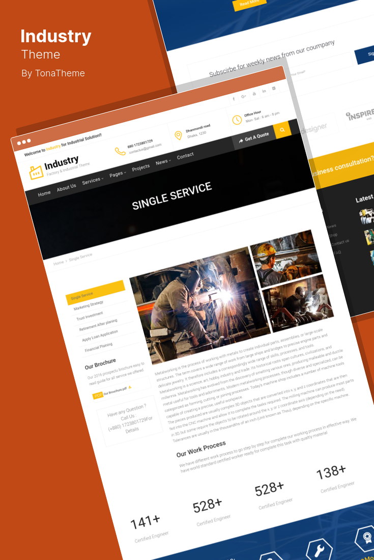 The Best WordPress Themes for Industrial and Manufacturing Sites