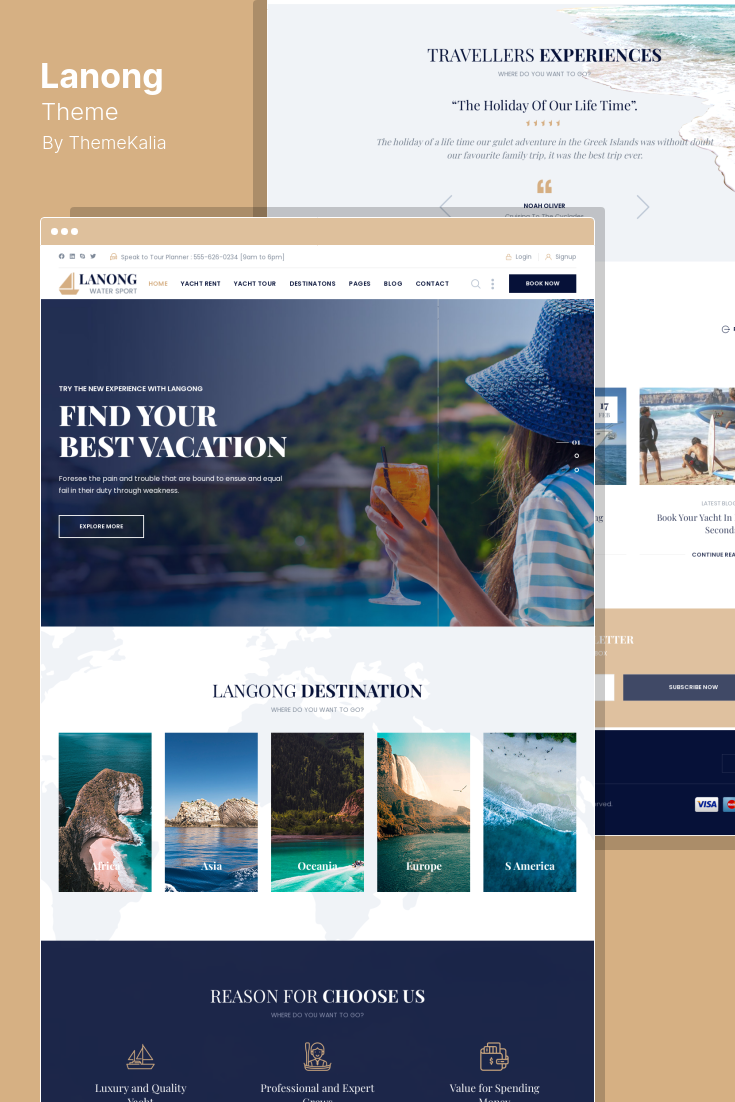 Best WordPress Themes for Yachting and Yacht Club Sites