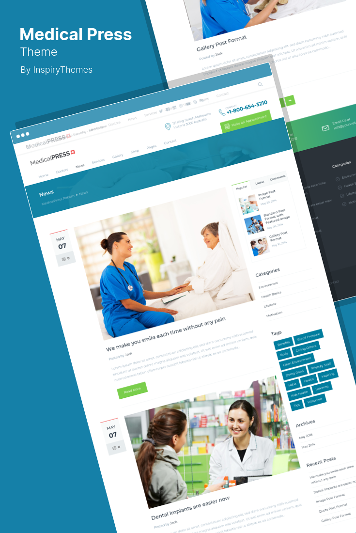 Choosing a Health Care Theme for WordPress