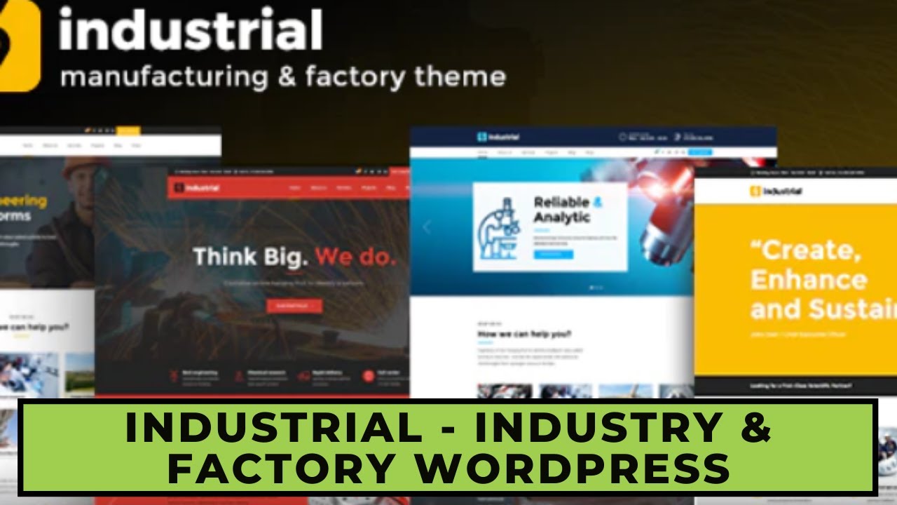 The Best WordPress Themes for Industrial and Manufacturing Sites