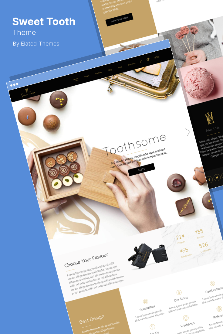 WordPress Themes for Bakery Websites