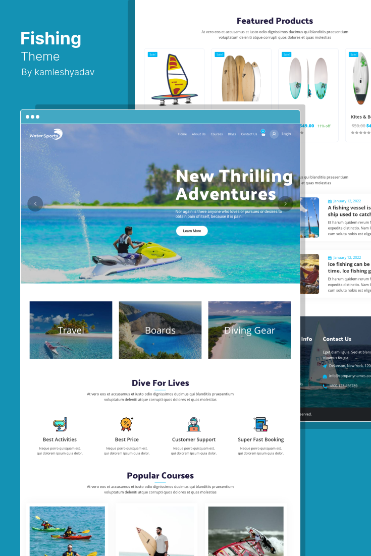 Best WordPress Themes for Yachting and Yacht Club Sites