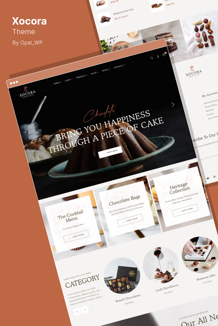 WordPress Themes for Bakery Websites