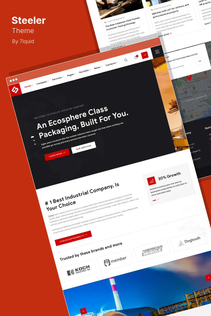 The Best WordPress Themes for Industrial and Manufacturing Sites