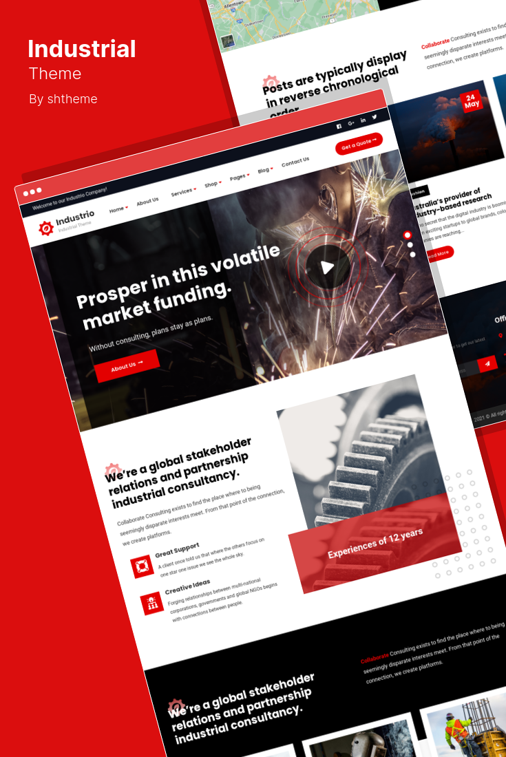 The Best WordPress Themes for Industrial and Manufacturing Sites
