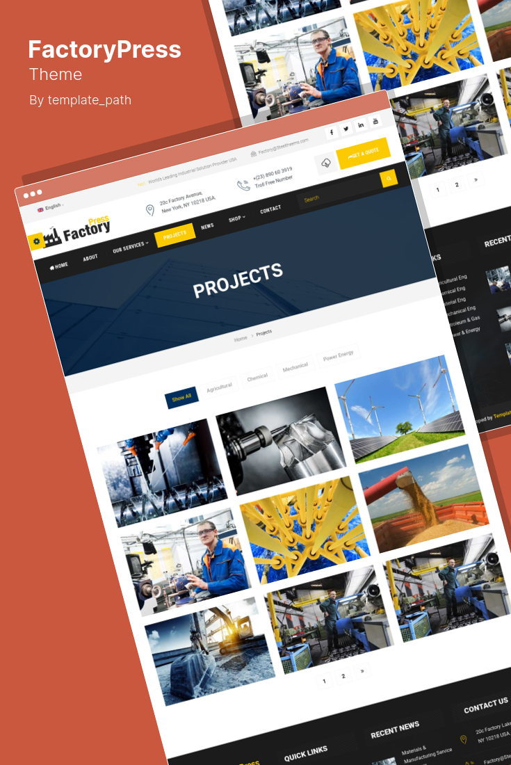 The Best WordPress Themes for Industrial and Manufacturing Sites