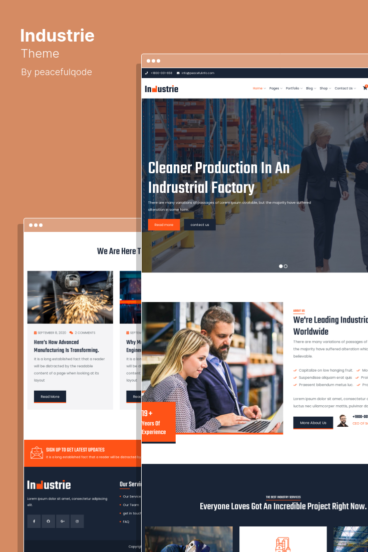 The Best WordPress Themes for Industrial and Manufacturing Sites