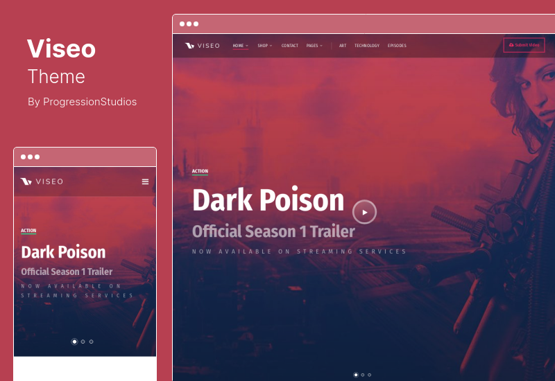 Viseo Theme - News, Video Podcast WordPress Theme