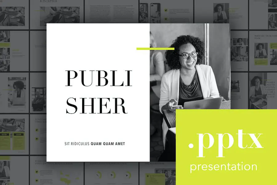 Publisher PowerPoint Template -
