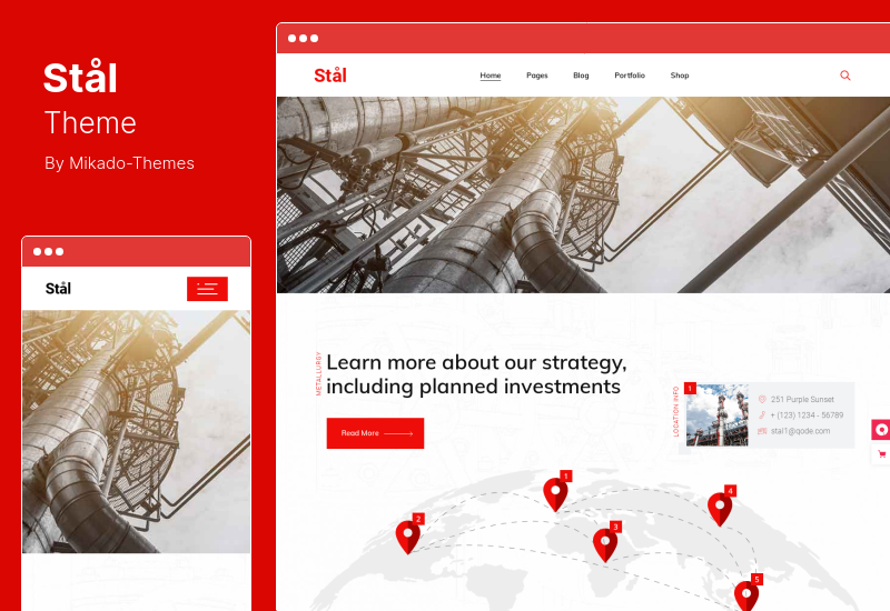 Stål Theme - Industry WordPress Theme