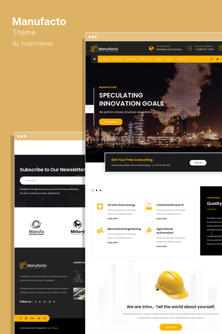 The Best WordPress Themes for Industrial and Manufacturing Sites