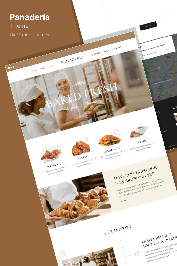 WordPress Themes for Bakery Websites