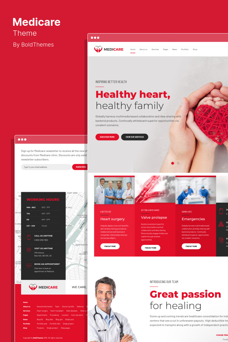 Choosing a Health Care Theme for WordPress