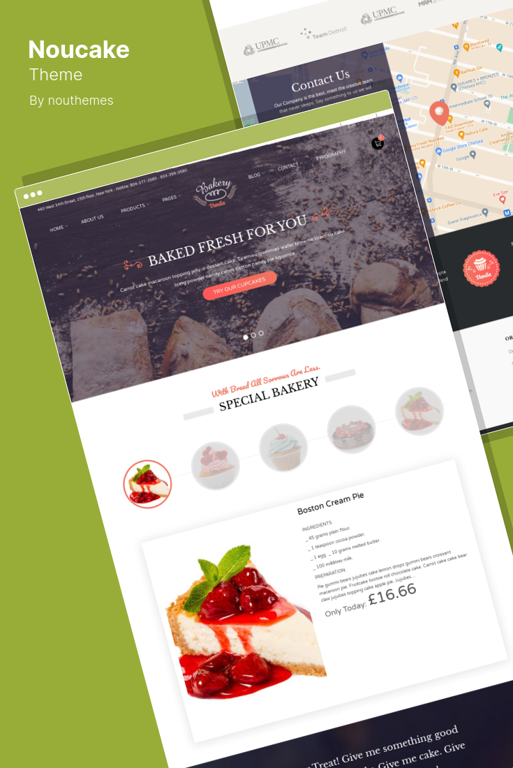 WordPress Themes for Bakery Websites