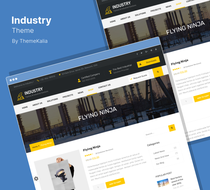 The Best WordPress Themes for Industrial and Manufacturing Sites