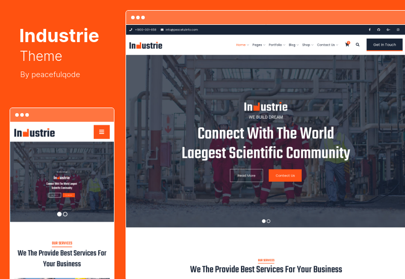 Industrie Theme - Industry WordPress Theme