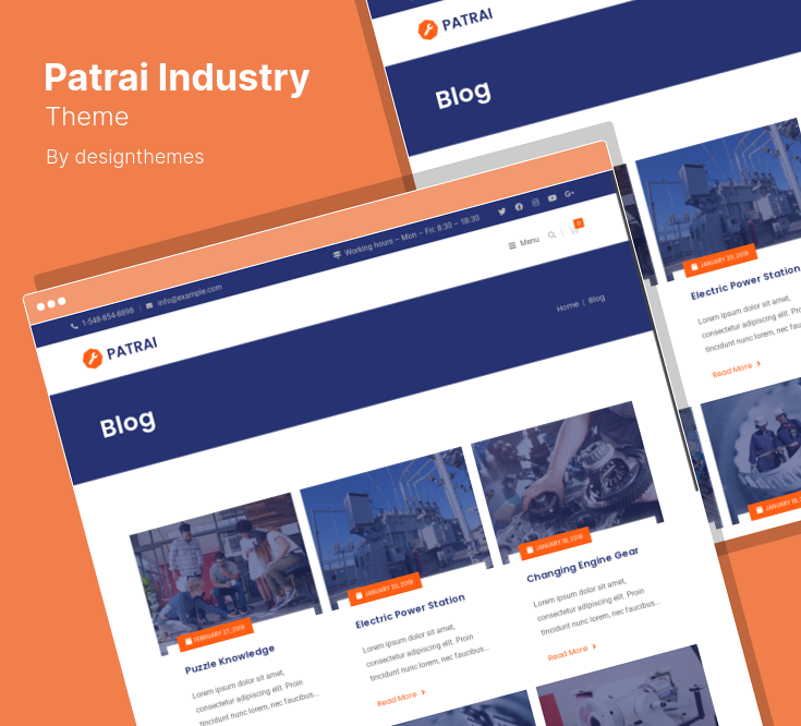 The Best WordPress Themes for Industrial and Manufacturing Sites