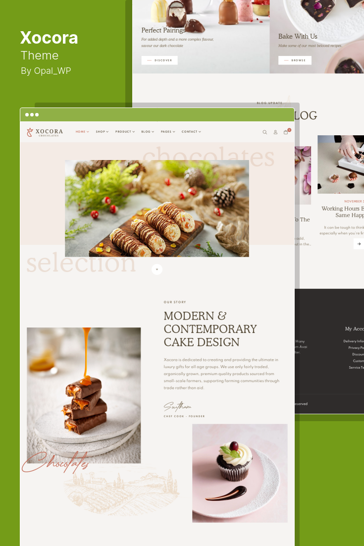 WordPress Themes for Bakery Websites