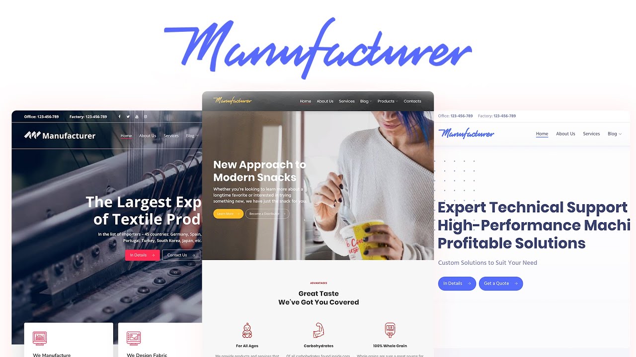The Best WordPress Themes for Industrial and Manufacturing Sites