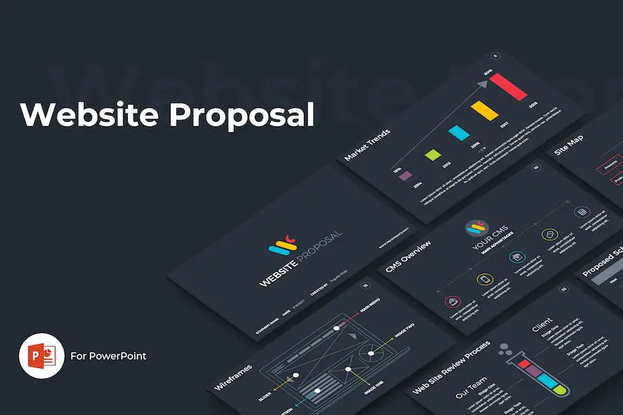 Website Proposal PowerPoint Template -