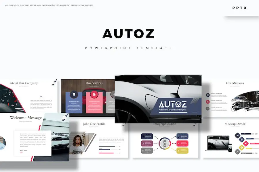 Autoz - Powerpoint Template -