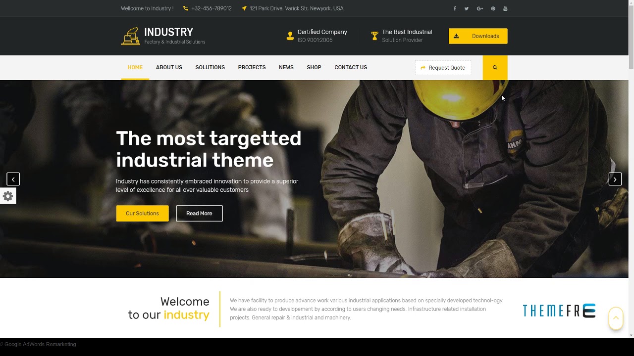 The Best WordPress Themes for Industrial and Manufacturing Sites