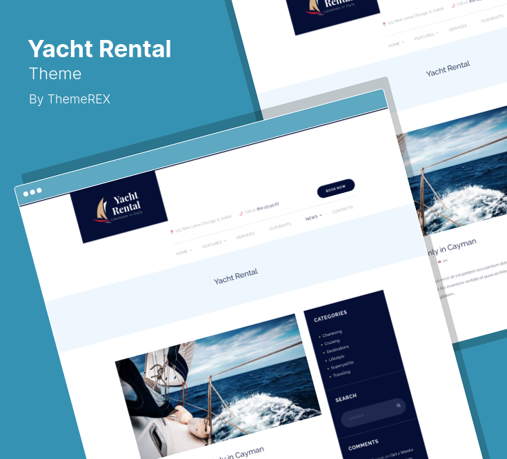 Best WordPress Themes for Yachting and Yacht Club Sites
