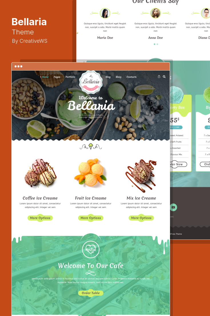 WordPress Themes for Bakery Websites