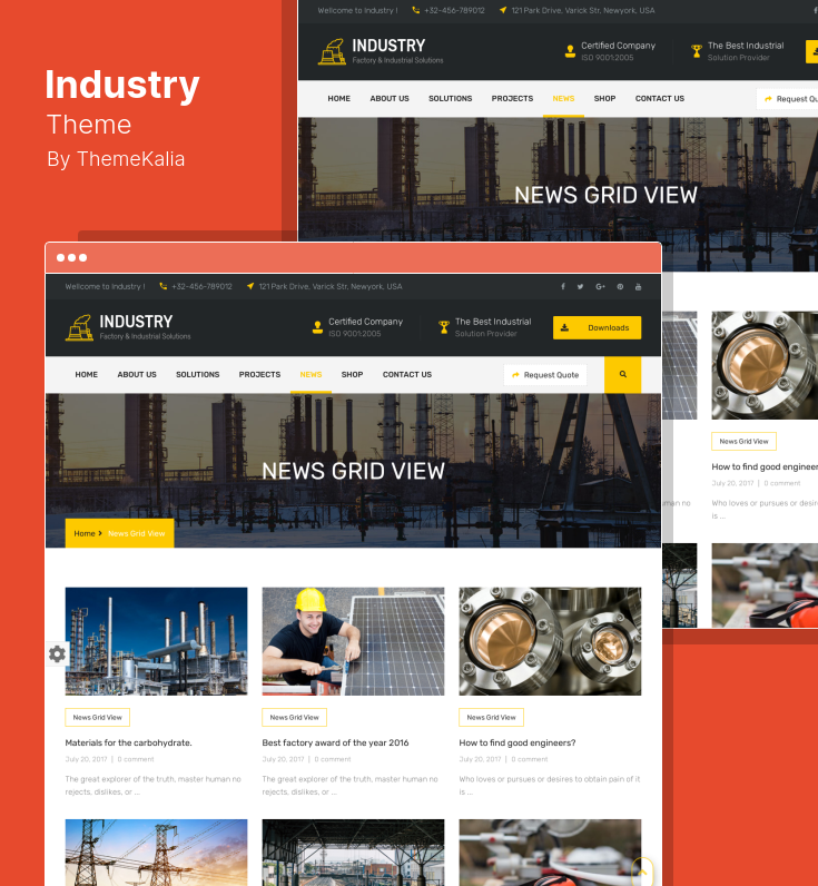 The Best WordPress Themes for Industrial and Manufacturing Sites