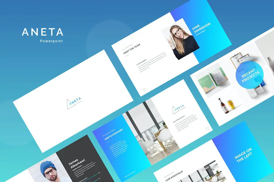 Aneta Powerpoint Template -