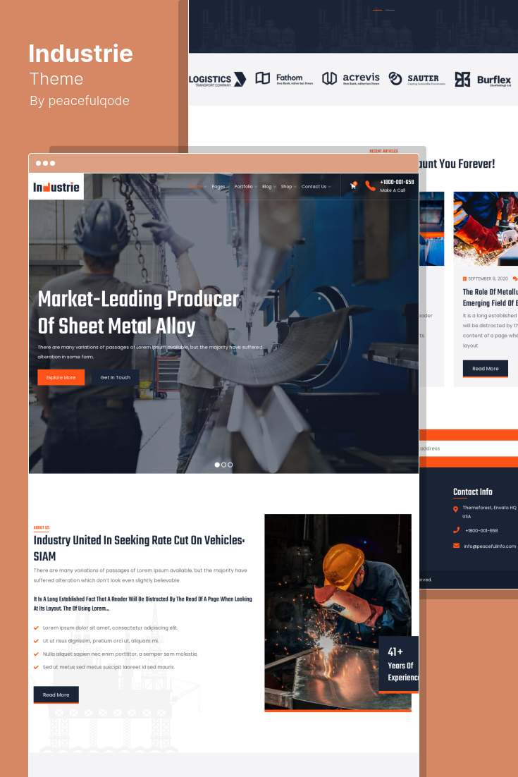 The Best WordPress Themes for Industrial and Manufacturing Sites