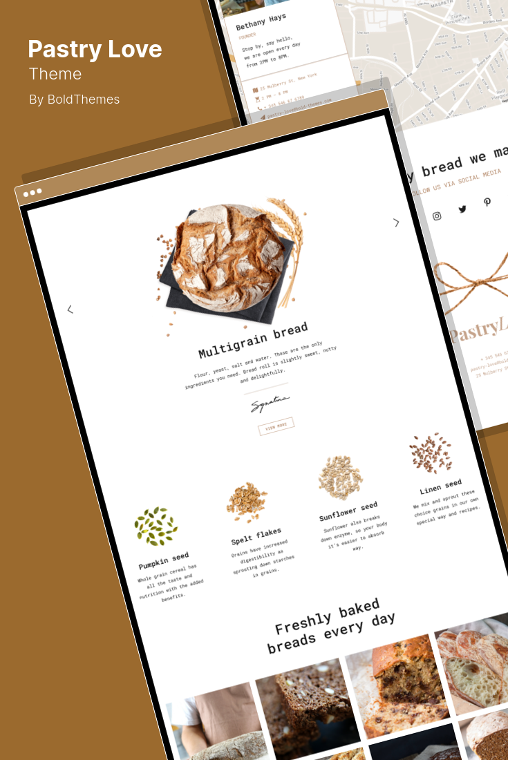 WordPress Themes for Bakery Websites