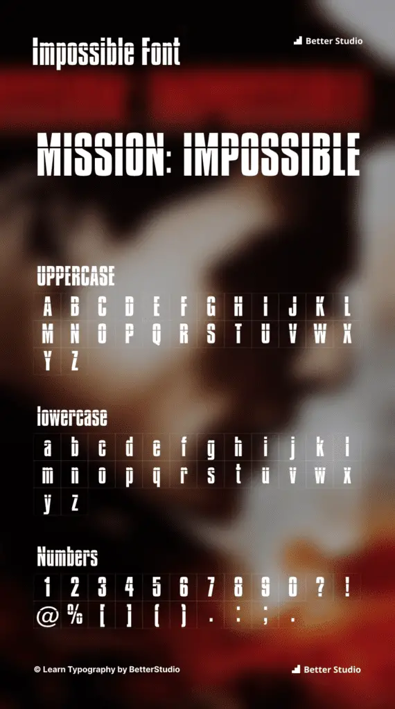 Mission Impossible Font