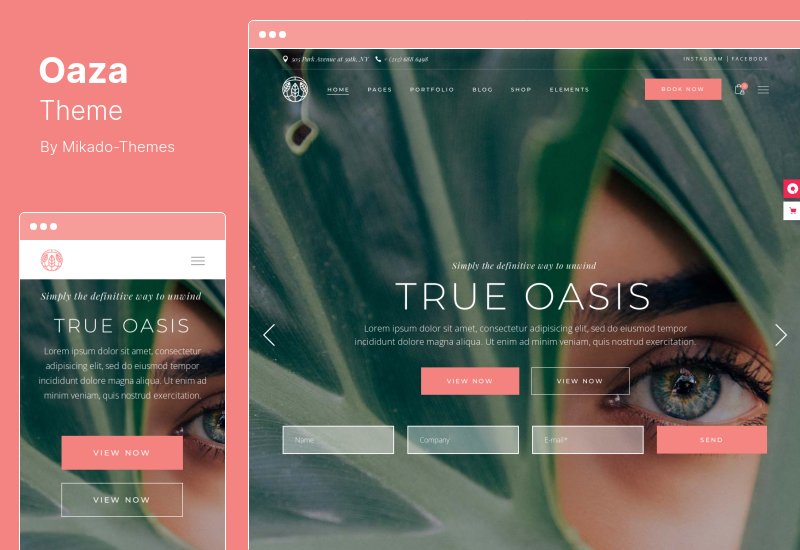 Oaza Theme - Elegant Spa and Wellness WordPress Theme