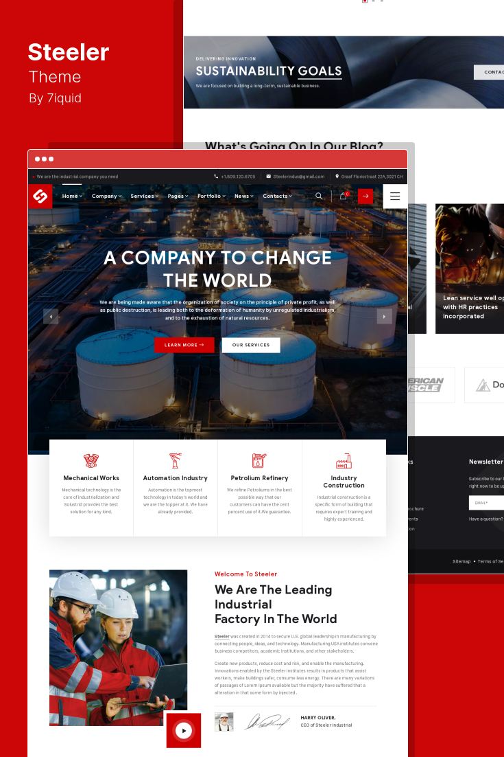 The Best WordPress Themes for Industrial and Manufacturing Sites