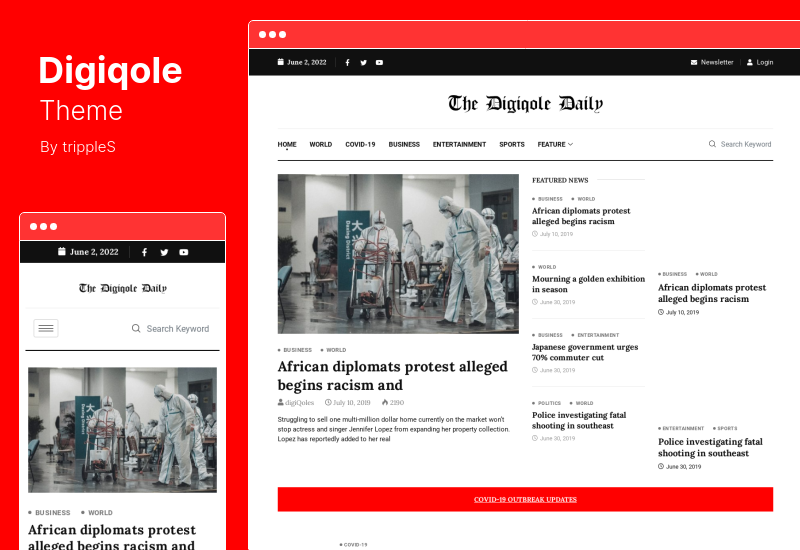 Digiqole Theme - News Magazine WordPress Theme