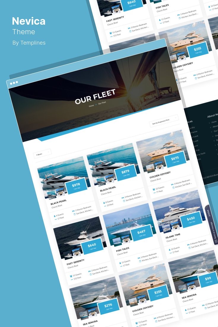 Best WordPress Themes for Yachting and Yacht Club Sites