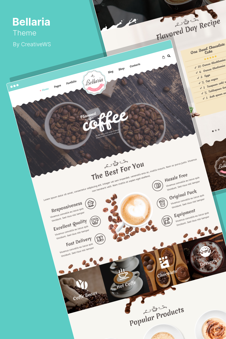 WordPress Themes for Bakery Websites