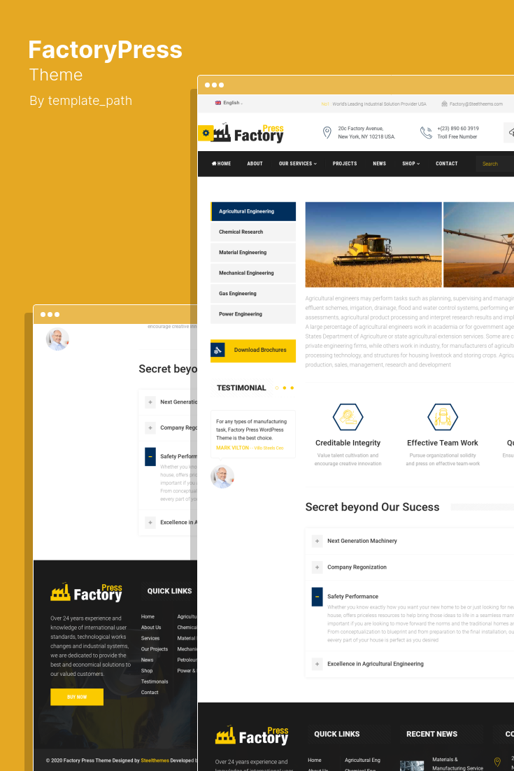 The Best WordPress Themes for Industrial and Manufacturing Sites