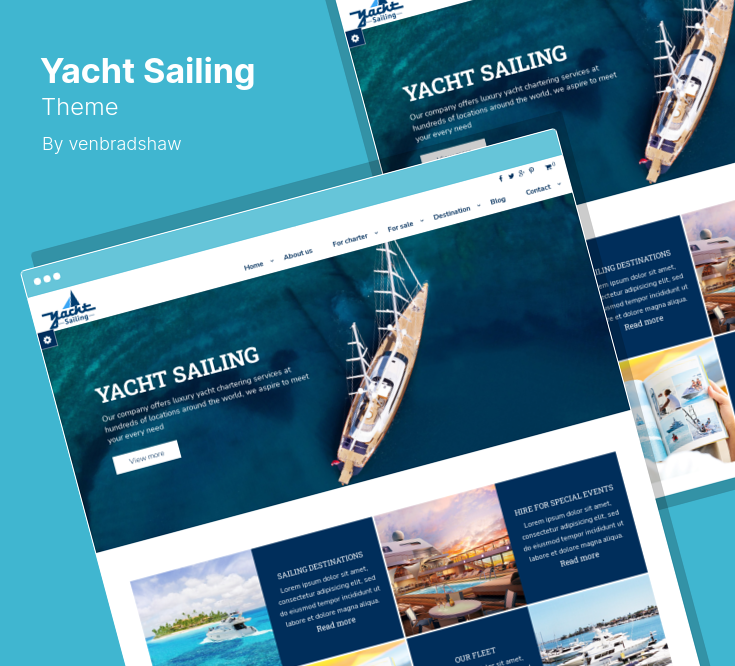 Best WordPress Themes for Yachting and Yacht Club Sites