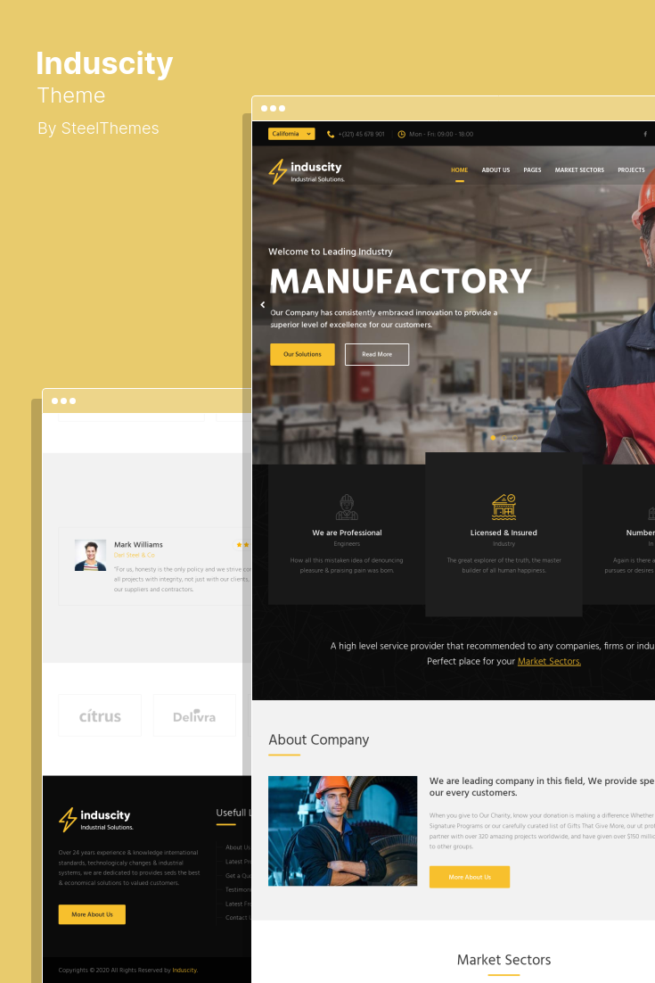 The Best WordPress Themes for Industrial and Manufacturing Sites