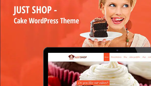 Justshop - Cake Bakery WordPress Theme