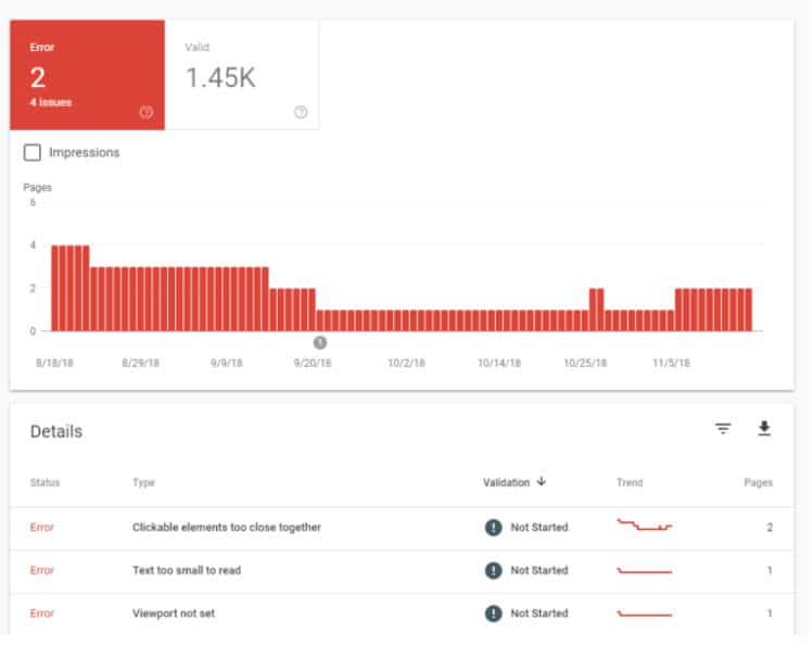 google search console