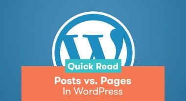 defference between post and page